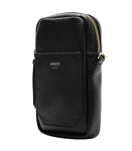 MINI BAG PORTA CELULAR AREZZO PRETO