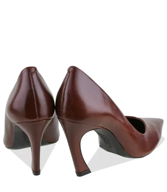 SCARPIN LEXI SALTO ALTO SCHUTZ MARROM