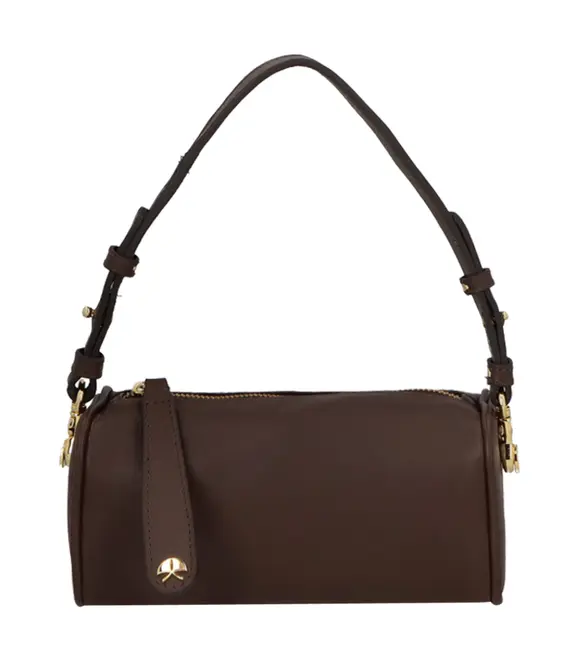 BOLSA BAGUETE PEQUENA LUIZA BARCELOS MARROM
