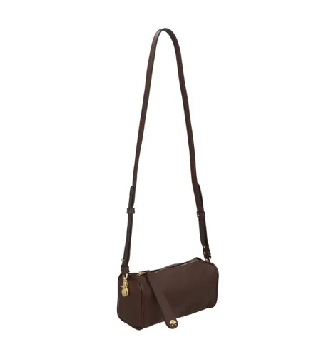 BOLSA BAGUETE PEQUENA LUIZA BARCELOS MARROM