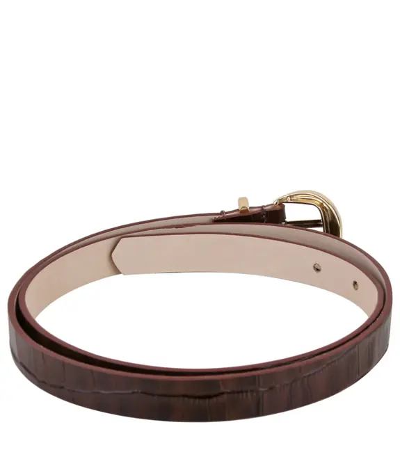 CINTO CROCO BENTANA MARROM