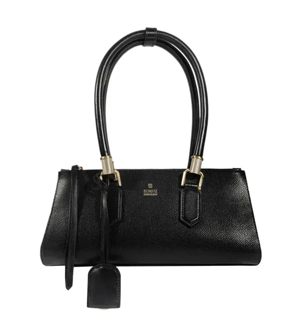 BOLSA MÉDIA MINI TOTE LAUREN SCHUTZ PRETO