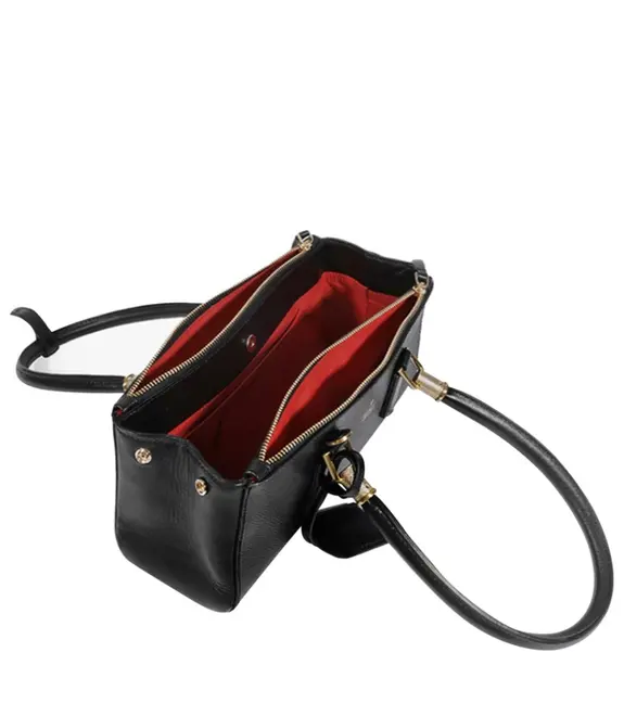 BOLSA MÉDIA MINI TOTE LAUREN SCHUTZ PRETO