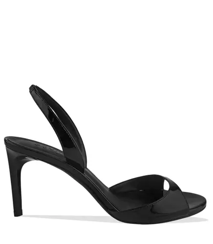 SANDÁLIA SALTO MÉDIO SCARLETT SLING MID SCHUTZ PRETO
