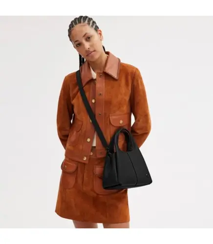 BOLSA COACH NEW YORK LANA SHOULDER 23 PRETO