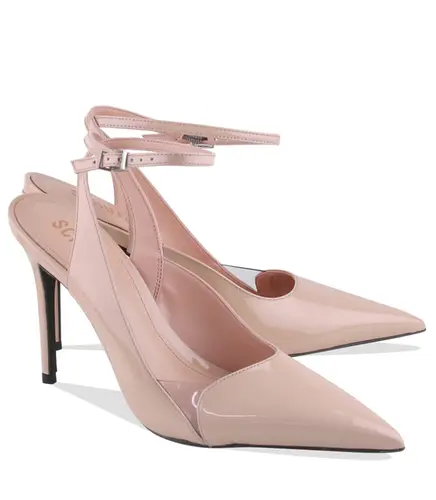 SANDÁLIA SALTO ALTO RUMER PUMP SCHUTZ BEGE