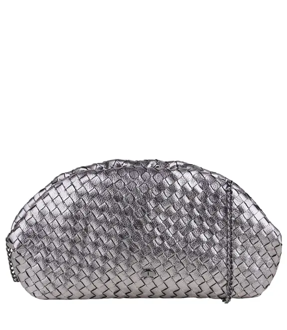 BOLSA PEQUENA TRESSÊ LUIZA BARCELOS PRATA