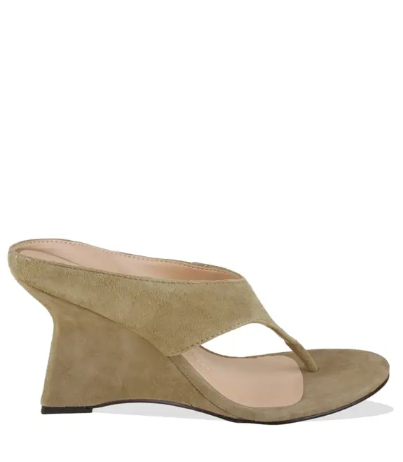 MULE SALTO ALTO ANABELA LUIZA BARCELOS BEGE