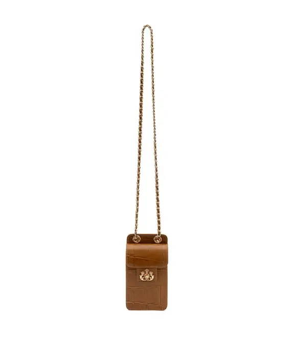 BOLSA POUCH ANNE ISLA CARAMELO