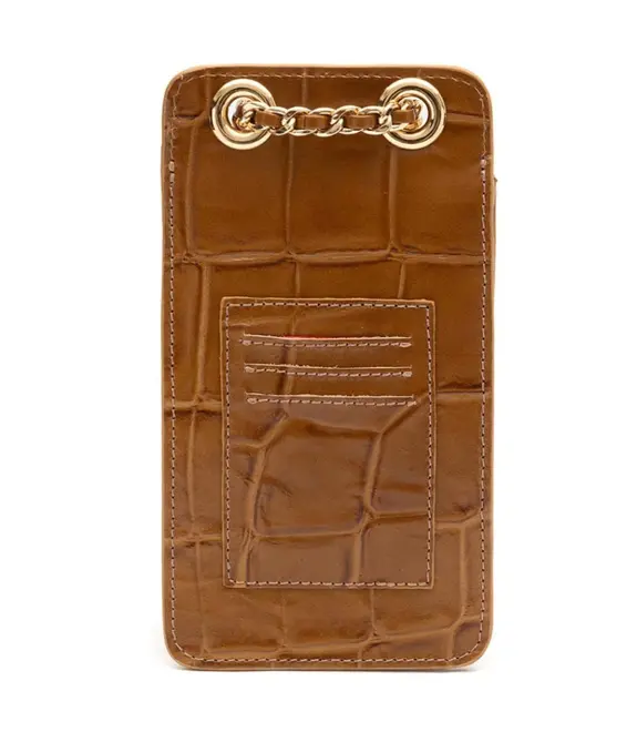 BOLSA POUCH ANNE ISLA CARAMELO