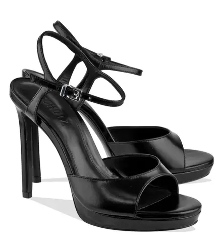 SANDÁLIA SALTO ALTO SCHUTZ PRETO