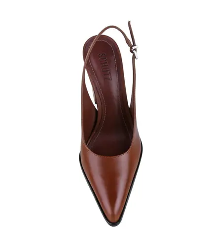 SCARPIN SALTO ALTO ELEANOR SCHUTZ MARROM