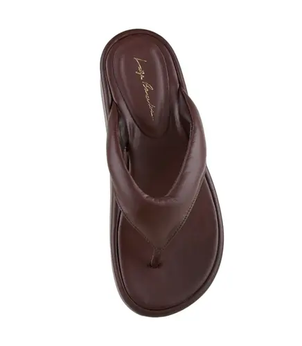 SANDÁLIA FLATFORM SALTO MÉDIO LUIZA BARCELOS MARROM