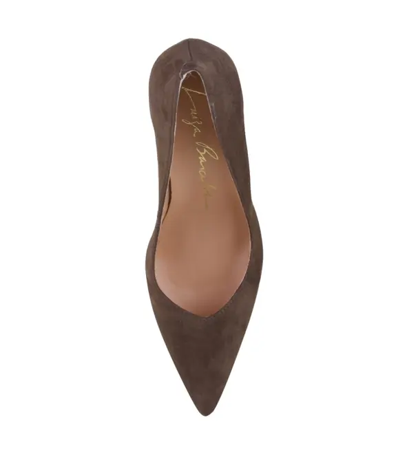 SCARPIN ANABELA SALTO ALTO LUIZA BARCELOS MARROM