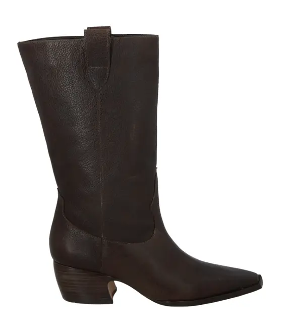 BOTA SALTO BAIXO COWBOW LUIZA BARCELOS MARROM