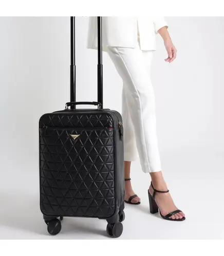 MALA DE BORDO RODINHAS 944 TRAVEL SCHUTZ PRETO