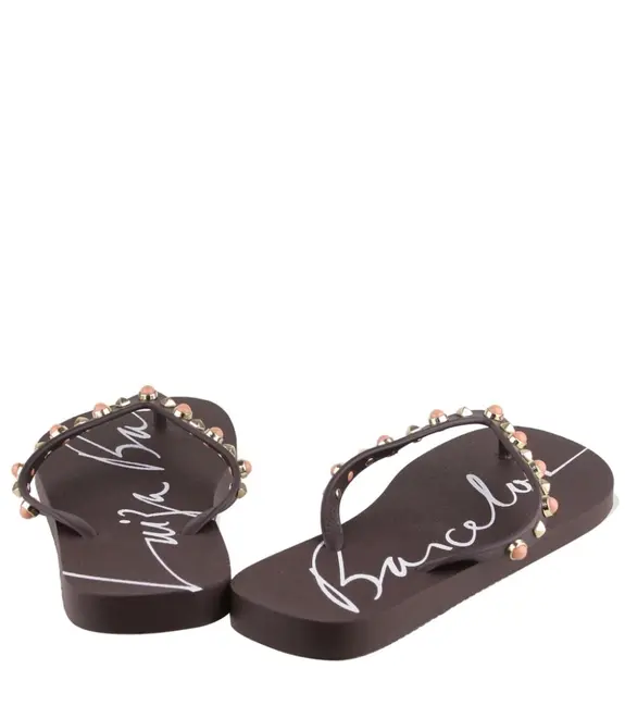 CHINELO LUIZA BARCELOS MARROM