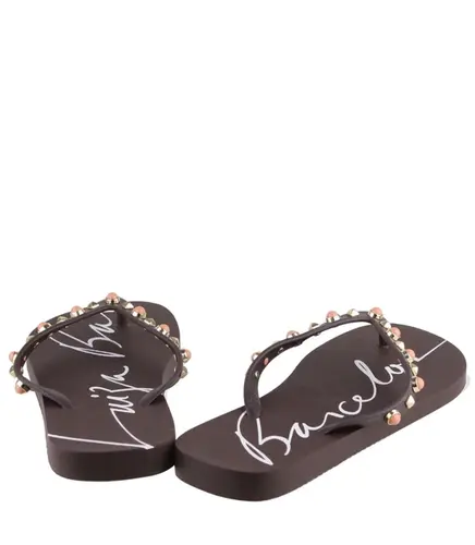 CHINELO LUIZA BARCELOS MARROM