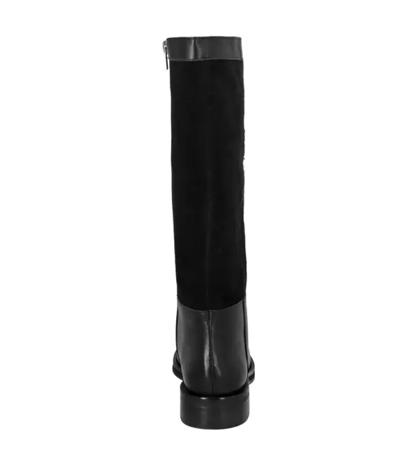BOTA SALTO BAIXO LUIZA BARCELOS PRETO
