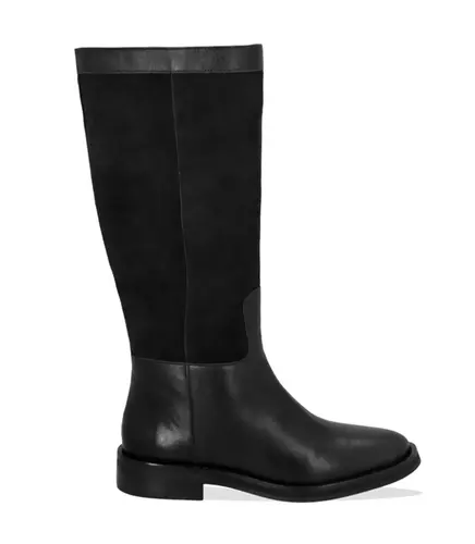 BOTA SALTO BAIXO LUIZA BARCELOS PRETO