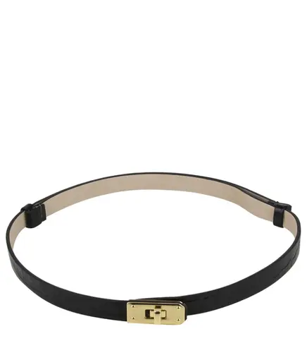 CINTO AJUSTÁVEL CROCO BENTANA PRETO