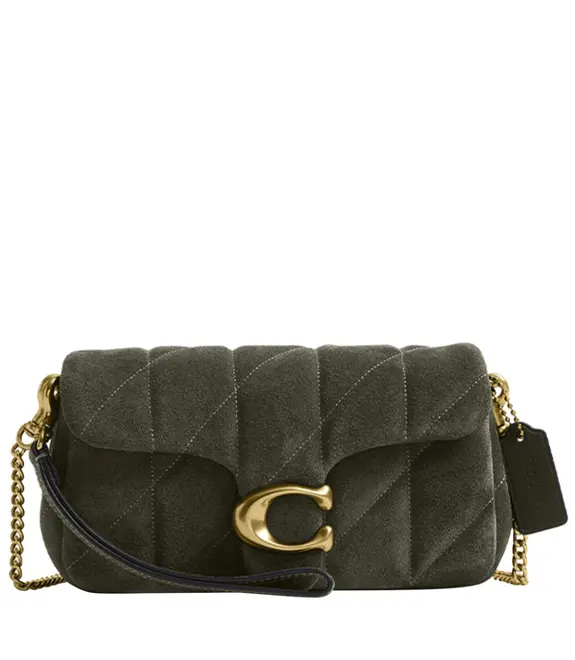 BOLSA COACH NEW YORK TABBY CHAIN CROSSBODY 19 VERDE