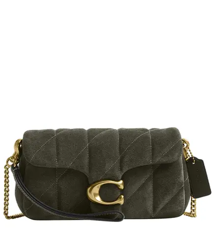 BOLSA COACH NEW YORK TABBY CHAIN CROSSBODY 19 VERDE