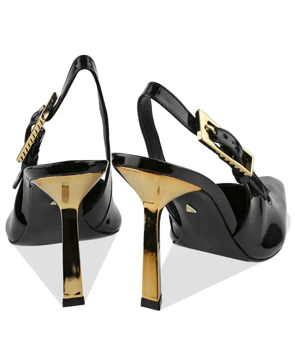SCARPIN SALTO ALTO SLINGBACK CIARA PUMP SCHUTZ PRETO