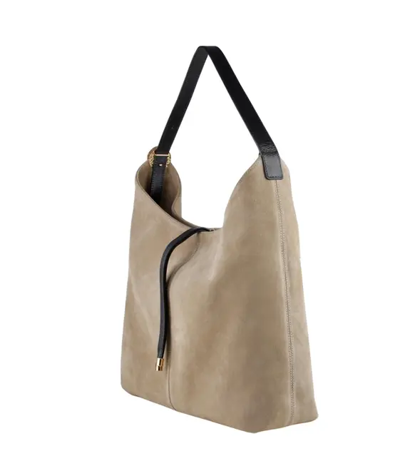 BOLSA HOBO LUIZA BARCELOS BEGE