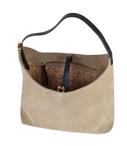 BOLSA HOBO LUIZA BARCELOS BEGE