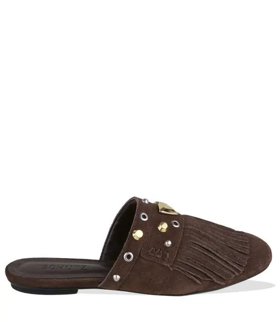MULE SARA SCHUTZ MARROM