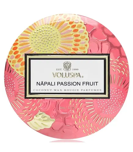 MINI VELA AROMÁTICA LATA 25H NAPALI PASSION FRUIT VOLUSPA