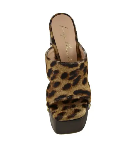 SANDÁLIA SALTO ALTO PLATAFORMA LUIZA BARCELOS ANIMAL PRINT