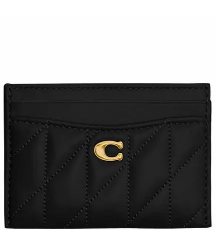 PORTA-CARTÕES COACH NEW YORK ESSENTIAL PILLOW PRETO