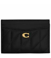 PORTA-CARTÕES COACH NEW YORK ESSENTIAL PILLOW PRETO