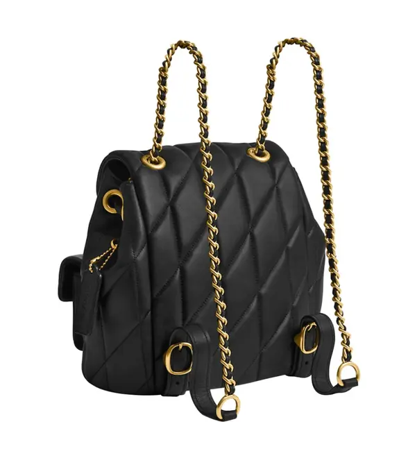 MOCHILA COACH NEW YORK TABBY QUILTING PRETO