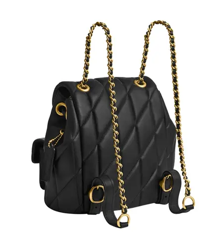 MOCHILA COACH NEW YORK TABBY QUILTING PRETO