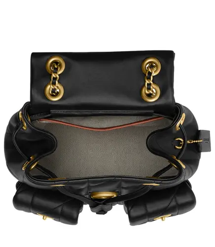 MOCHILA COACH NEW YORK TABBY QUILTING PRETO