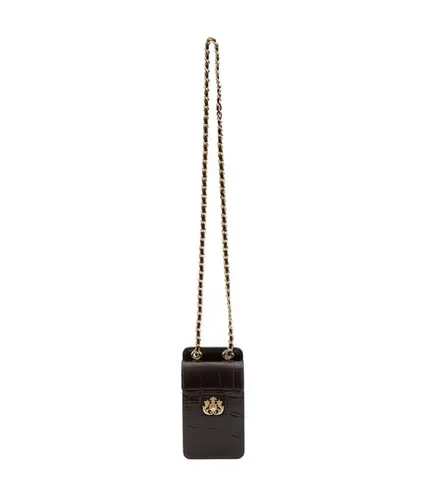 BOLSA POUCH ANNE ISLA MARROM