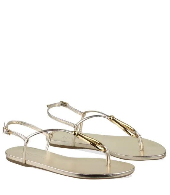 SANDÁLIA RASTEIRA AREZZO DOURADO