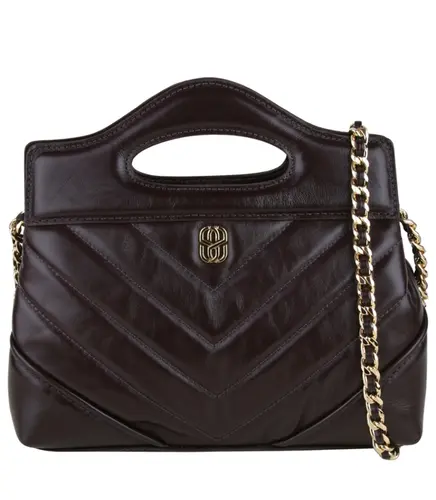BOLSA PEQUENA SCHUTZ MARROM