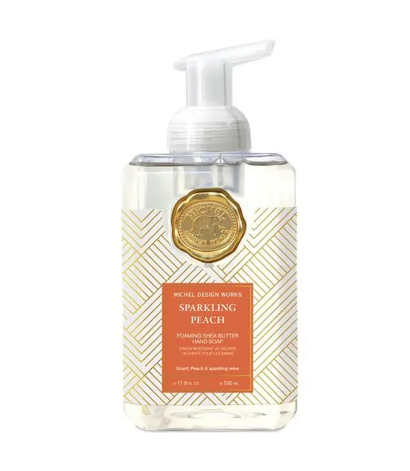 SABONETE LÍQUIDO SPARKILING PEACH MICHEL DESIGN WORKS