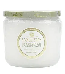 VELA AROMÁTICA POTE VIDRO +35H EUCALYPTUS & WHITE SAGE VOLUSPA
