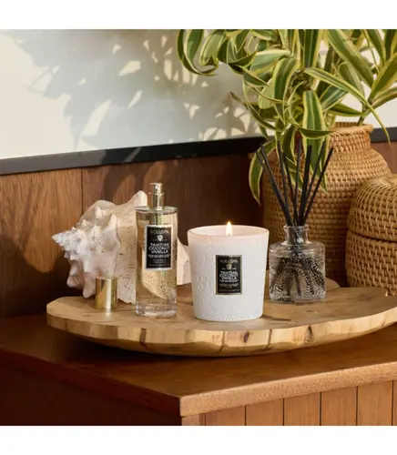 VELA AROMÁTICA COPO VIDRO CLÁSSICO 60H TAHITIAN COCONUT VANILLA VOLUSPA