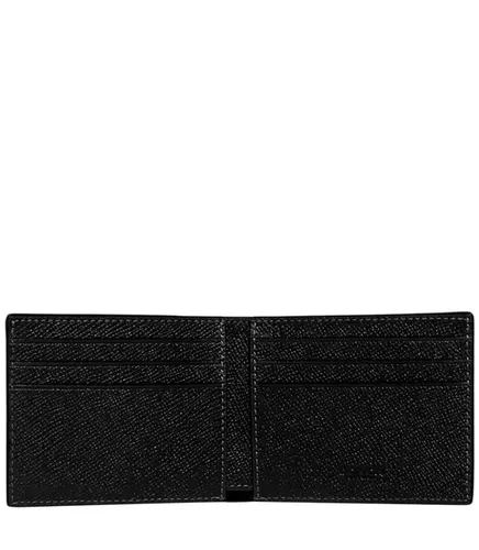 CARTEIRA COACH NEW YORK SLIM BILLFOLD PRETO