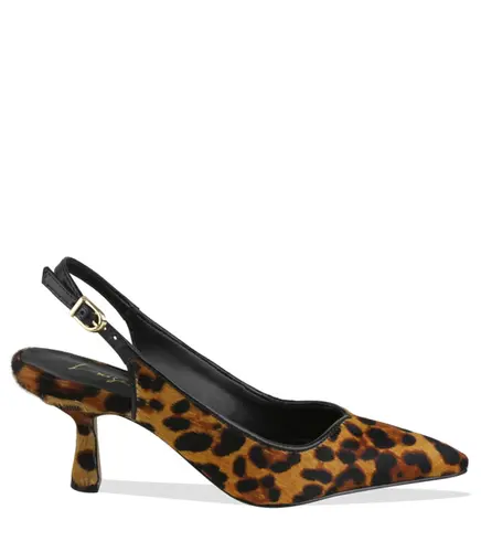 SCARPIN SALTO MÉDIO LUIZA BARCELOS ANIMAL PRINT
