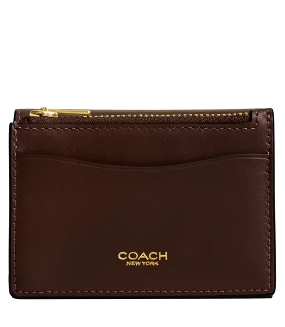 PORTA-CARTÕES COACH NEW YORK ESSENTIAL MARROM