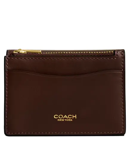 PORTA-CARTÕES COACH NEW YORK ESSENTIAL MARROM