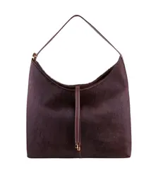 BOLSA HOBO LUIZA BARCELOS MARROM