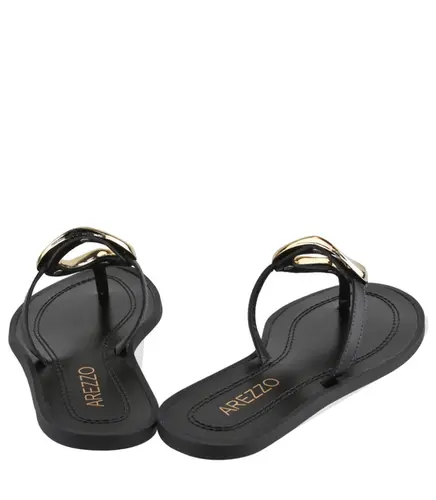 SANDÁLIA RASTEIRA AREZZO PRETO